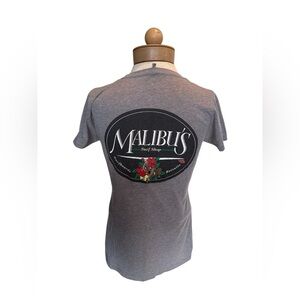 Malibu’s Surf Shop OCMD Gray Short Sleeve Tee Women’s Size Medium